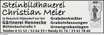 Traueranzeige von Christian Meier von Deister- und Weserzeitung