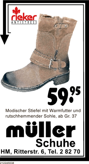 Traueranzeige von Rieker  von Deister- und Weserzeitung