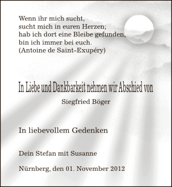 Traueranzeige von In Liebe und Dankbarkeit nehme von Deister- und Weserzeitung