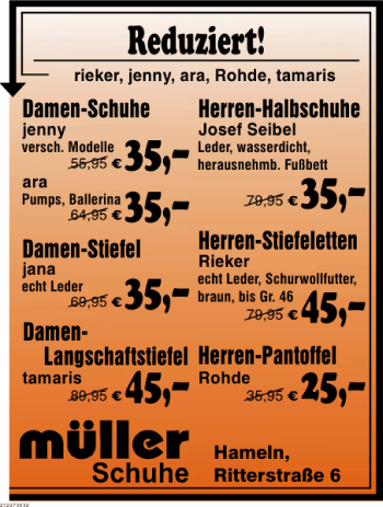 Traueranzeige von Reduziert  von Deister- und Weserzeitung