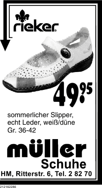 Traueranzeige von Rieker  von Deister- und Weserzeitung