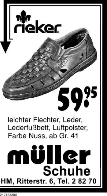 Traueranzeige von rieker  von Deister- und Weserzeitung