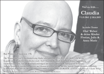 Traueranzeige von Olaf Weber von Deister- und Weserzeitung