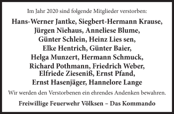 Traueranzeige von Hans-Werner Jantke von Neue Deister-Zeitung