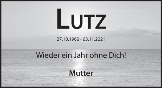 Traueranzeige von Lutz Göldner von Deister- und Weserzeitung